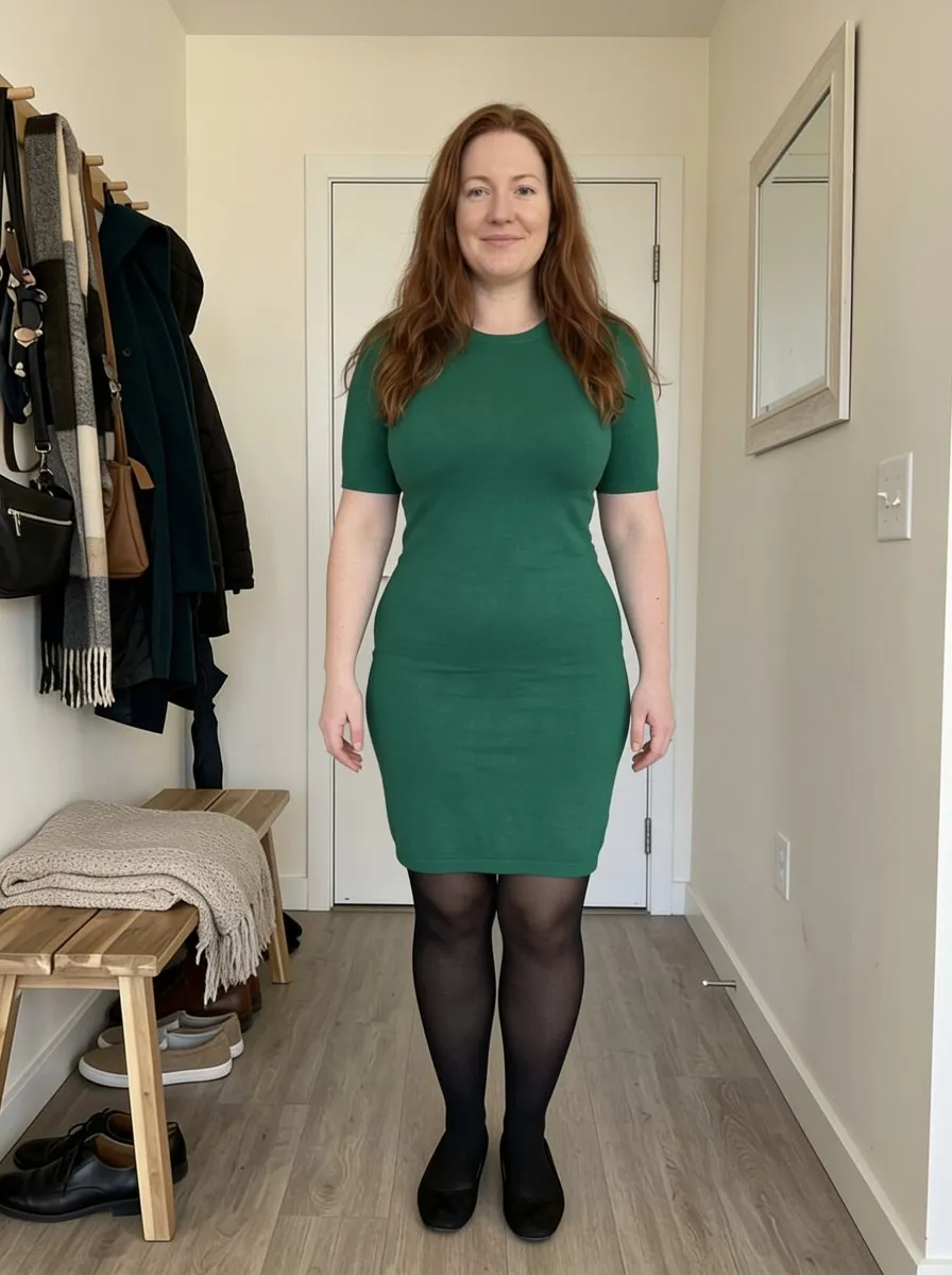 Female body visualizer photo result: Hourglass · 165 cm · 78 → 64 kg